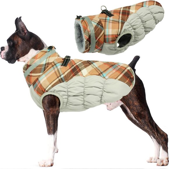 Warm Dog Winter Coat Size: Large - Picture 3 of 6